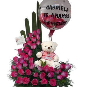 Arreglo Flores Rosadas Cali