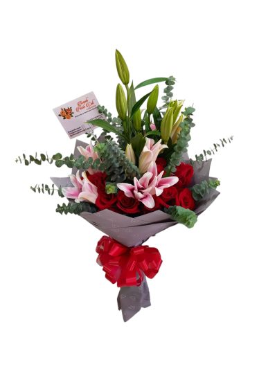 Bouquet Lirios y Rosas